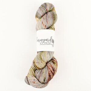 Barnyard Knits DK Yarn 100% Superwash Merino Wool Gray Green